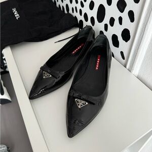 Prada ballerina flats